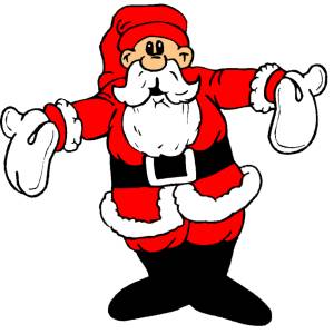 Disegno di Babbo Natale a colori