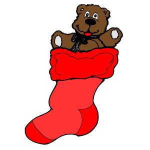 Disegno di Calza Befana a colori