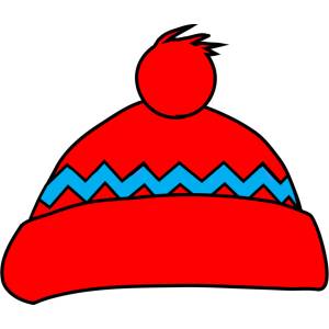 Disegno di Cappello Natalizio a colori