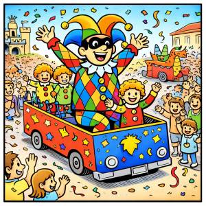 Disegno di Carro di Allerchino  a colori