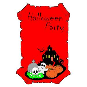 disegno di Halloween Party a colori