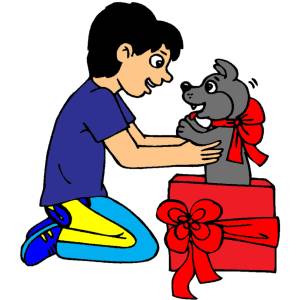 Disegno di Un Cucciolo per Regalo a colori