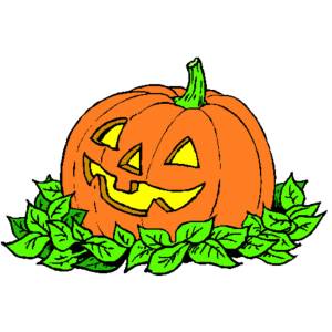 disegno di La Zucca di Halloween a colori