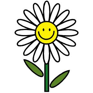 Disegno di La Margherita Felice a colori