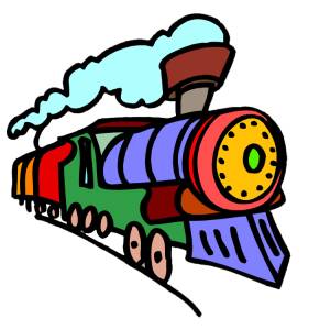 Disegno di Treno a colori