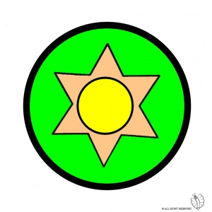 Disegno di Mandala 10 a colori