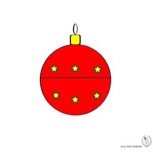 Disegno di Decorazioni per Natale a colori