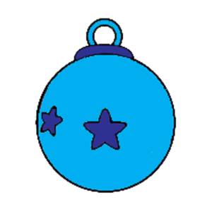 Disegno di Pallina di Natale a colori