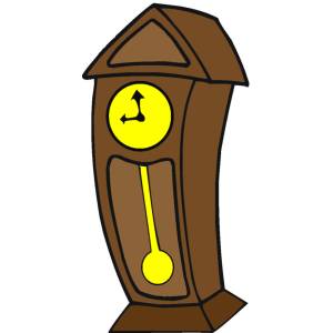 Disegno di Orologio a Pendolo a colori