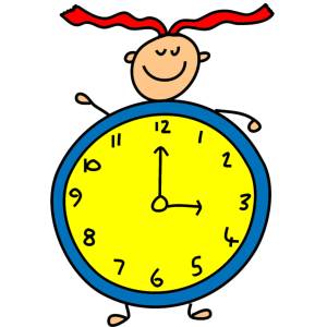 Disegno di Orologio a colori