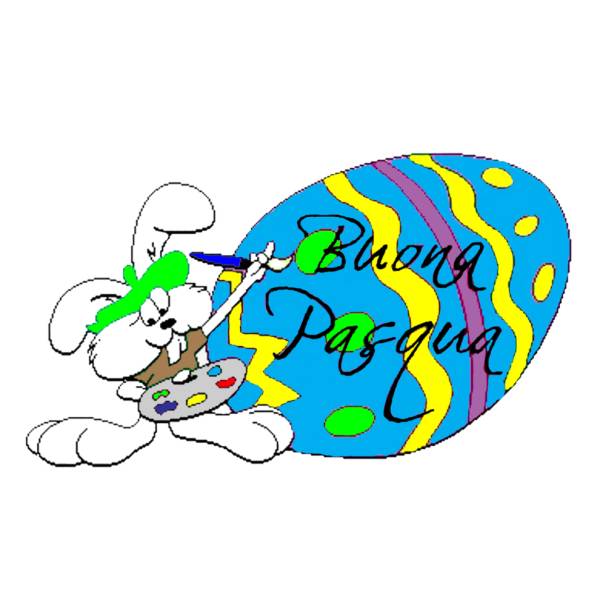 Disegno di Uovo Buona Pasqua a colori