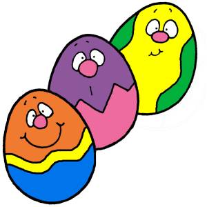 Disegno di Uova di Pasqua a colori