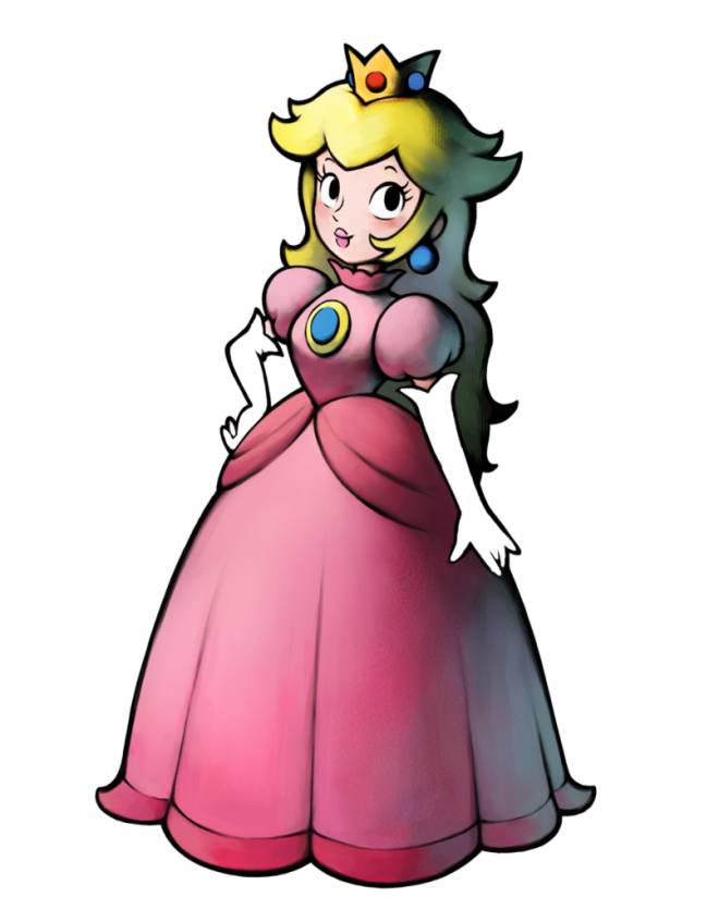 disegno di Peach la Principessa  a colori