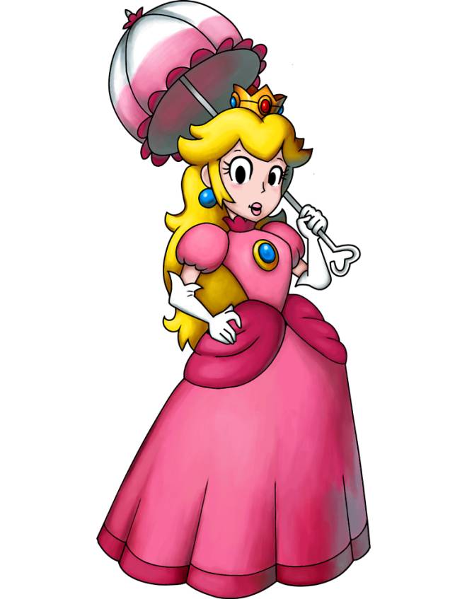 disegno di La Principessa Peach a colori