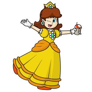 Disegno di Principessa Daisy a colori