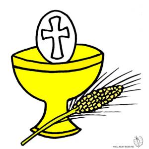 Disegno di Eucarestia a colori