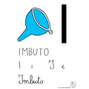 Disegno di Lettara I di Imbuto a colori