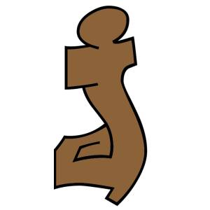 Disegno di Lettera j a colori