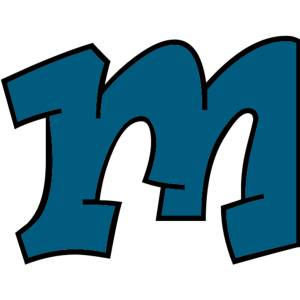 Disegno di Lettera m a colori