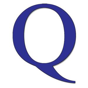 Disegno di Lettera Q a colori