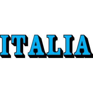 Disegno di Scritta Italia a colori