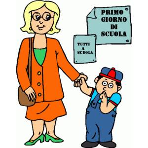 Disegno di Primo giorno di Scuola a colori