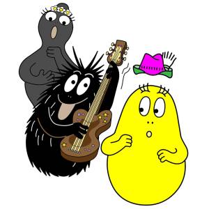 Disegno di Barbapapà a colori