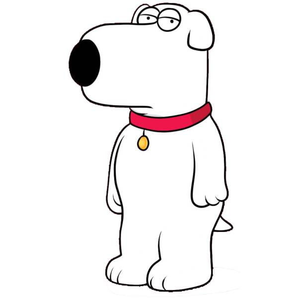 Disegno di Brian Griffin a colori