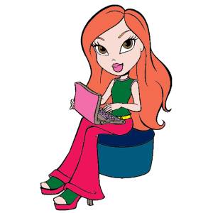 Disegno di Bratz al Pc a colori