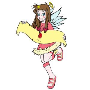 Disegno di Angel Friends a colori