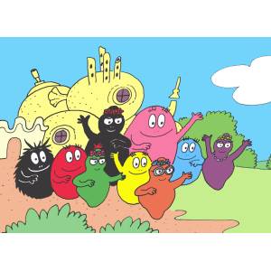 Disegno di Barbapapà a colori