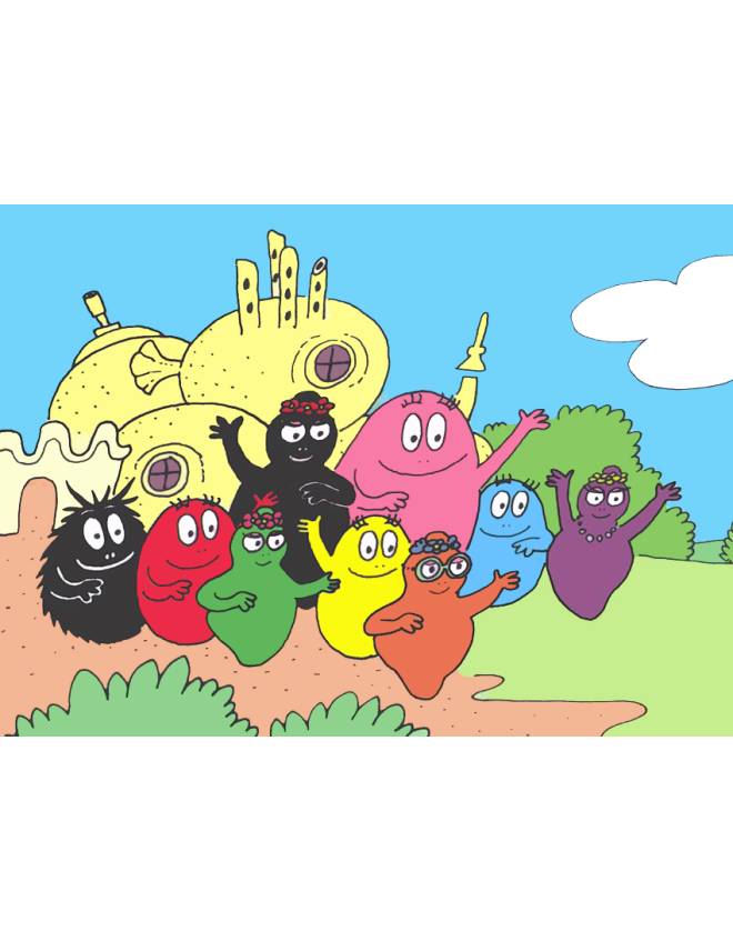 disegno di Barbapapà a colori