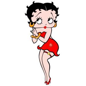 Disegno di Betty Boop a colori