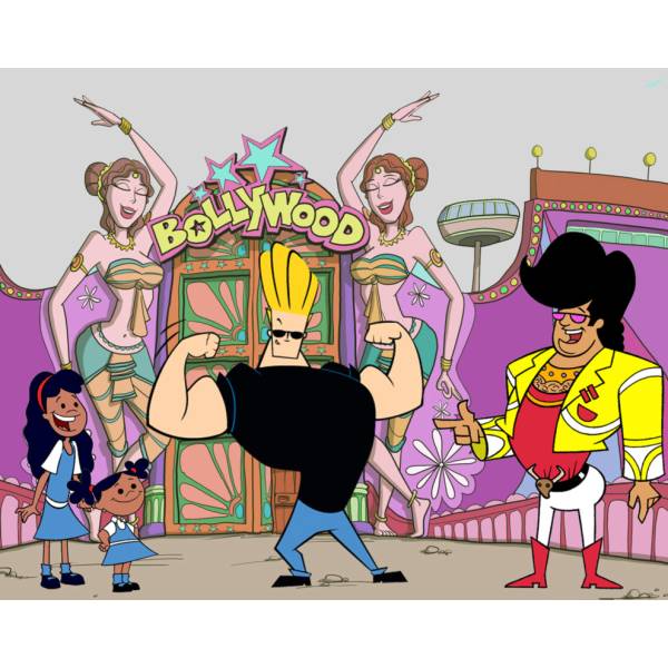 Disegno di Johnny Bravo Bollywood a colori