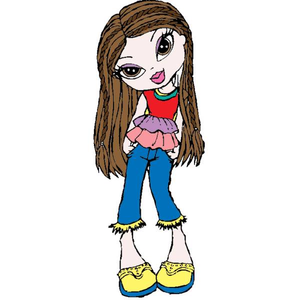 Disegno di Bratz a colori