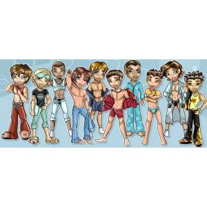 Disegno di I Bratz Boys a colori