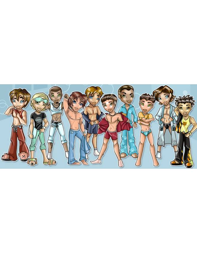 disegno di I Bratz Boys a colori