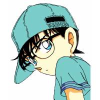 Disegno di Detective Conan a colori