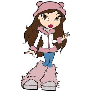 Disegno di Jasmin Bratz a colori