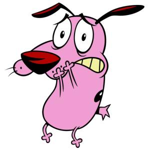 Disegno di Leone il Cane Fifone a colori