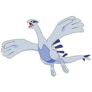 Disegno di Lugia a colori