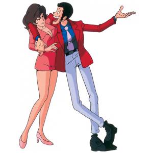Disegno di Lupin e Margot a colori