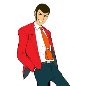 Disegno di Lupin a colori
