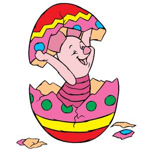 Disegno di Pimpi Uovo di Pasqua a colori