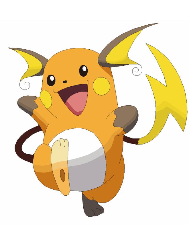 disegno di Raichu Pokemon a colori