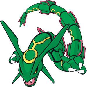 Disegno di Rayquaza a colori