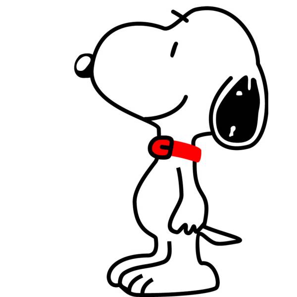 Disegno di Snoopy a colori