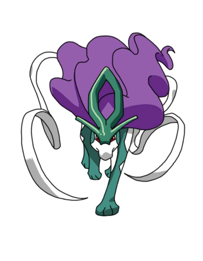 disegno di Suicune a colori