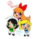 Disegno di Superchicche Powerpuff Girls a colori