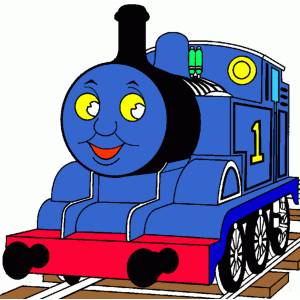 Disegno di Trenino Thomas a colori
